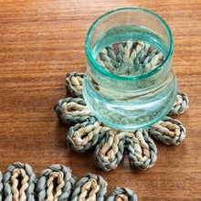 Load image into Gallery viewer, Corn husk coasters - various colours