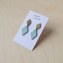 Load image into Gallery viewer, Leather Alba earrings - various colours