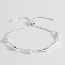 Load image into Gallery viewer, Drop link slider bracelet - silver