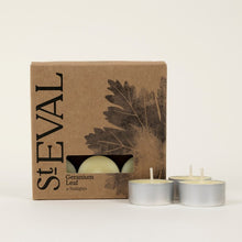 Load image into Gallery viewer, Tealights - geranium leaf