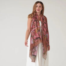 Load image into Gallery viewer, Giant kantha scarf - dusk
