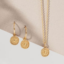 Load image into Gallery viewer, Coin earrings - gold