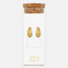 Load image into Gallery viewer, Ines stud earrings - gold