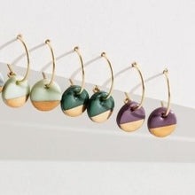 Load image into Gallery viewer, Gold dipped necklace - claret