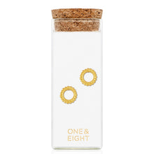 Load image into Gallery viewer, Gold meadow stud earrings