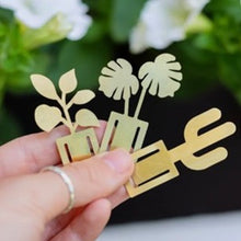 Load image into Gallery viewer, Houseplant bookmark trio