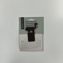 Load image into Gallery viewer, Recycled leather bookmark