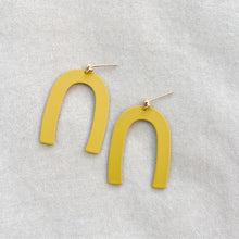 Load image into Gallery viewer, Colourful arc earrings - various colours