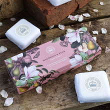 Load image into Gallery viewer, Kew Gardens soap trio - magnolia & pear