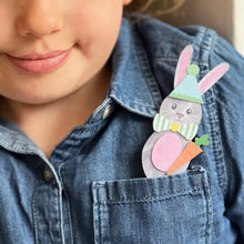 Load image into Gallery viewer, Make your own bunny peg doll
