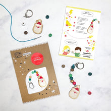 Load image into Gallery viewer, Make your own Santa Claus keyring
