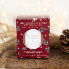 Load image into Gallery viewer, Nutcracker (winter love) mini votive boxed candle