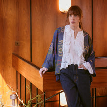 Load image into Gallery viewer, Parsley seed kimono - navy