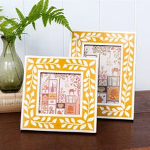 Load image into Gallery viewer, Resin picture frame - square - mustard yellow