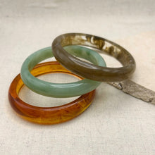 Load image into Gallery viewer, Resin slim bangle - smoky