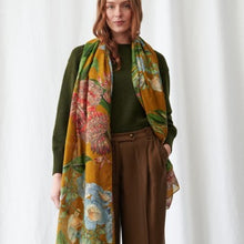 Load image into Gallery viewer, Rhodoleia scarf - gold