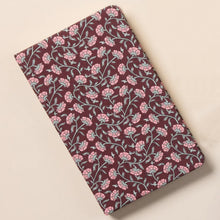 Load image into Gallery viewer, Soft touch journal - burgundy vintage floral