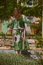Load image into Gallery viewer, Stork gown - pea green