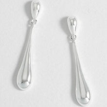 Load image into Gallery viewer, Teardrop earrings - silver