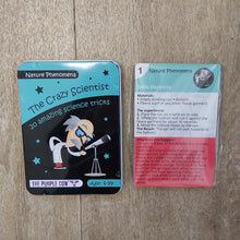 Load image into Gallery viewer, The crazy scientist - nature phenomena activity cards