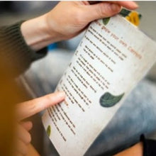 Load image into Gallery viewer, Plantable book - the basil who built bridges
