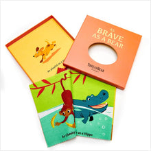 Load image into Gallery viewer, As brave as a bear rag book
