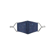 Load image into Gallery viewer, Child's night sky print face mask - navy
