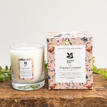 Load image into Gallery viewer, English pear & blossom - garden birds - glass candle