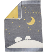 Load image into Gallery viewer, Finn 'moon over sheep' blanket - grey