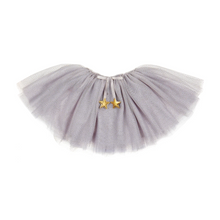 Load image into Gallery viewer, Grey fairy dust sparkle tutu one size