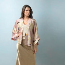 Load image into Gallery viewer, Stork kimono - plaster pink