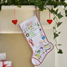 Load image into Gallery viewer, Christmas stocking - colour in & learn