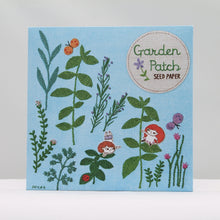 Load image into Gallery viewer, Garden patch seed paper - herbs assortment
