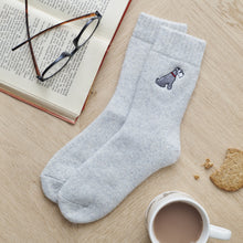Load image into Gallery viewer, Dog walker socks - schnauzer (grey)
