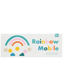 Load image into Gallery viewer, Wooden rainbow mobile
