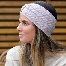 Load image into Gallery viewer, Herringbone knot twist headband - various colours
