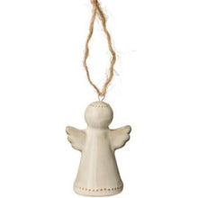 Load image into Gallery viewer, Xmas decs - hanging ceramic angel
