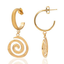 Load image into Gallery viewer, Astrid hoop earrings - gold
