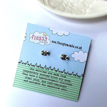 Load image into Gallery viewer, Wooden earrings - toadstool

