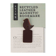 Load image into Gallery viewer, Recycled leather bookmark
