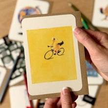 Load image into Gallery viewer, Swatch cyclist card
