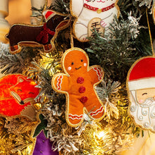Load image into Gallery viewer, Gingerbread man (zari) Xmas dec
