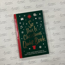 Load image into Gallery viewer, So this is Christmas quiz book
