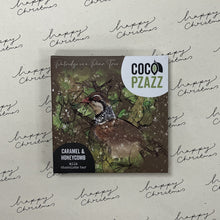 Load image into Gallery viewer, Partridge in a pear tree - caramel &amp; honeycomb milk choc
