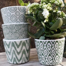 Load image into Gallery viewer, Plant pots - jardin verdi - green

