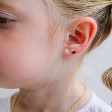 Load image into Gallery viewer, Kitty bow stick on earrings
