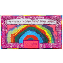 Load image into Gallery viewer, Magical mysteries choc - dark choc with malt crunch etc.

