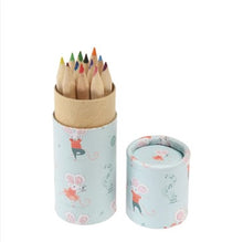 Load image into Gallery viewer, Mimi &amp; Milo tube of colouring pencils
