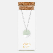 Load image into Gallery viewer, Mint silver dipped necklace
