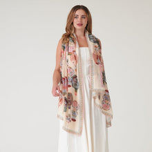 Load image into Gallery viewer, Perfume bottles scarf - blush
